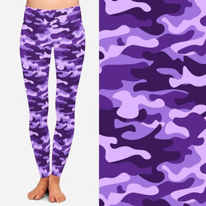 8020 Another Purple Camo DESIGNER LEGGINGS JV-Q52B G