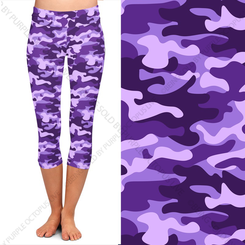 8020c Another Purple Camo DESIGNER CAPRIS