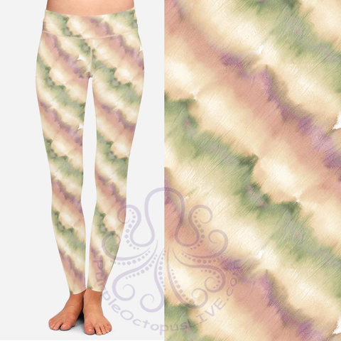 8022 Hawaiian Bands TD DESIGNER LEGGINGS