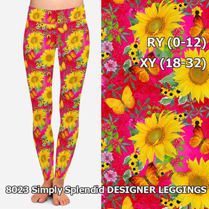 8023 Simply Splendid DESIGNER LEGGINGS