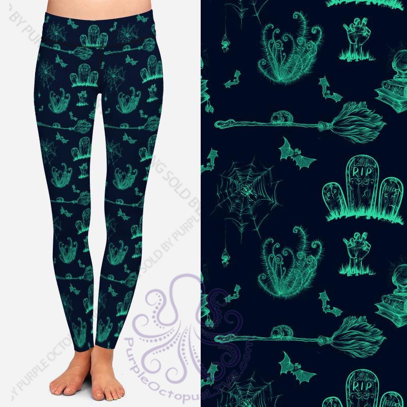 8043 RIP Hallow POD DESIGNER LEGGINGS JV1-B25T