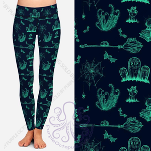 8043 RIP Hallow POD DESIGNER LEGGINGS JV1-B25T