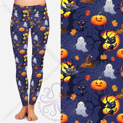 8045 Hallowed Tree POD DESIGNER LEGGINGS JV1-H10T