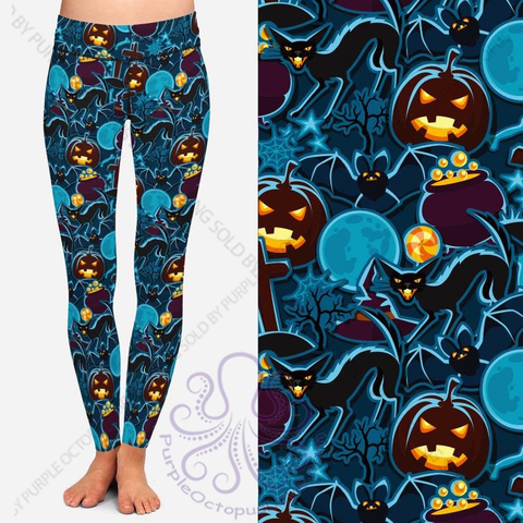 8047 Full Moon Hallow POD DESIGNER LEGGINGS