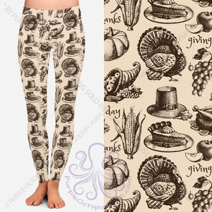 8060 Thanksgiving Sketch w PKTS DESIGNER LEGGINGS JV-HB65