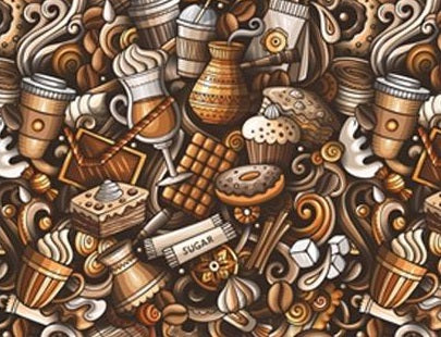 8062m Espresso Collage DESIGNER MASKS JV-C21