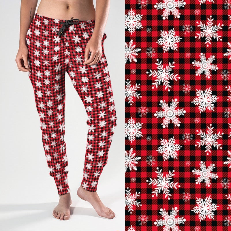 8067j Buffalo Snowflake POD JOGGERS JV-N25C