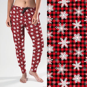 8067j Buffalo Snowflake POD JOGGERS JV-N25C