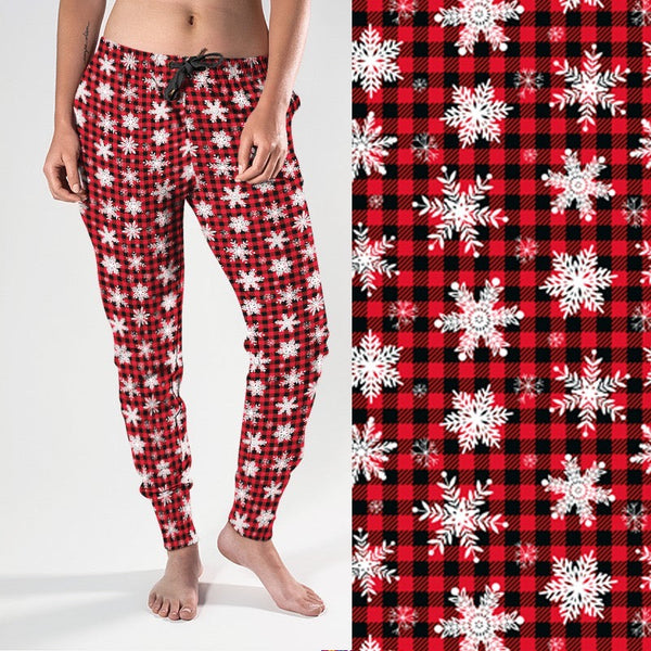 8067j Buffalo Snowflake POD JOGGERS JV-N25C