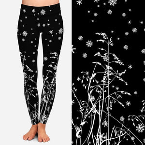 8073 Fields of Snow DESIGNER LEGGINGS JV-M45C