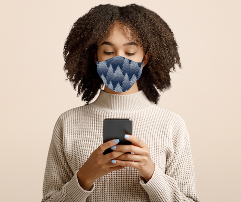 8074m Blue Spruce #2 DESIGNER MASKS JV-M35
