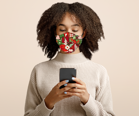 8080m Christmas Traditions DESIGNER MASKS JV-N50