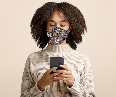 8086m Winter Collage DESIGNER MASKS JV-HA5