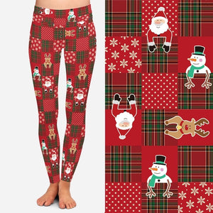 8087 Holly Jolly Xmas DESIGNER LEGGINGS JV-L25C