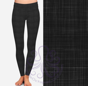 8098 Classy Black DESIGNER LEGGINGS