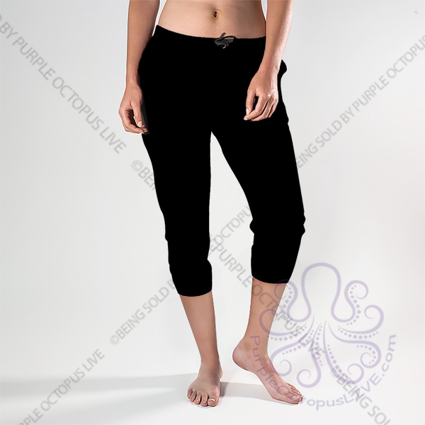 81001cj SOLID Black POD CAPRI JOGGERS