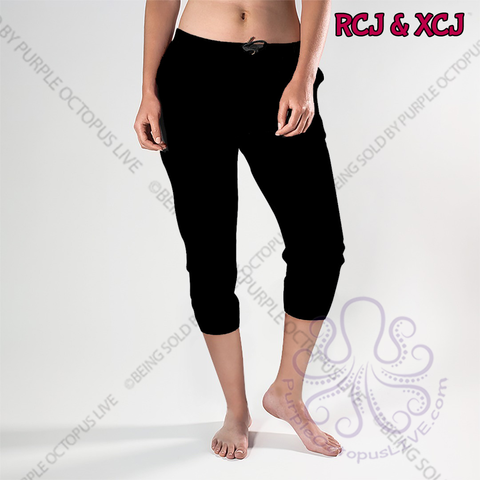 81001cj SOLID Black POD CAPRI JOGGERS