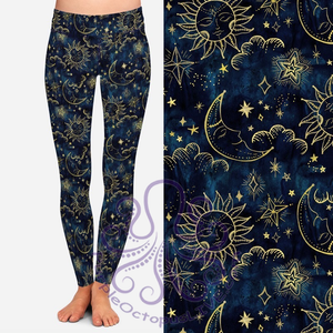 8100 Evening Skies DESIGNER LEGGINGS