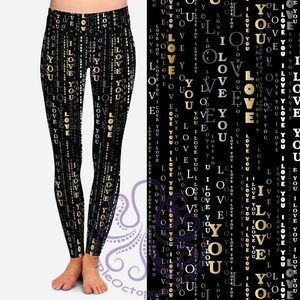 8113 Endless Love POD DESIGNER LEGGINGS JV-A20C