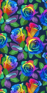 8120n Rainbow of Roses CUSTOM PRINT NAIL STRIPS JV-Z99