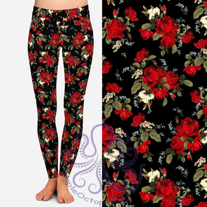 8123 Garden Romance POD DESIGNER LEGGINGS JV-D45C
