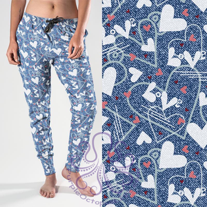 8130j Lazy Day Hearts POD JOGGERS JV-D15C
