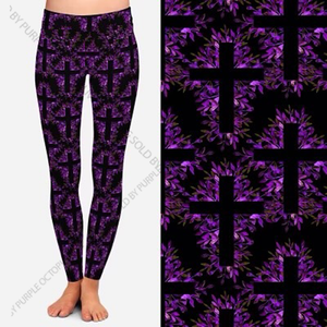 8152 Rejoice In Purple POD DESIGNER LEGGINGS JV-F20C