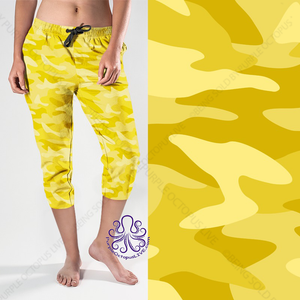8167cj Yellow Camo POD CAPRI JOGGERS JV-BBOK