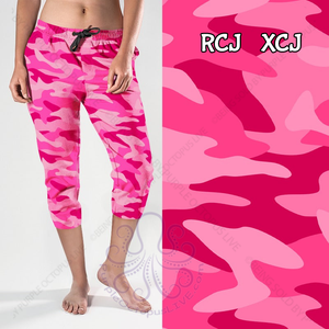 8168cj Our Pink Camo POD CAPRI JOGGERS JV-T4B