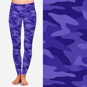 8170 More Purple Camo POD DESIGNER LEGGINGS JV-HA61B G