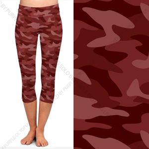 8174 Our Brown Camo DESIGNER CAPRI NOW