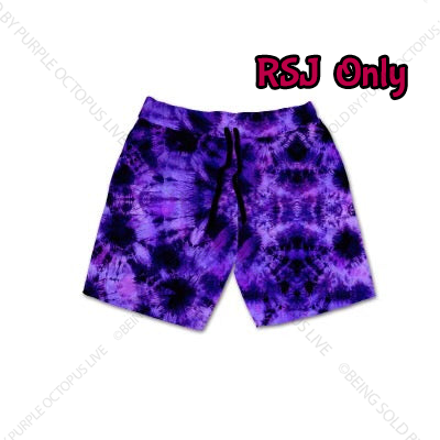 8180sj Dappled Tie Dye POD SHORT JOGGERS JV-PBB