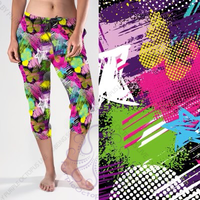 8199cj Groovy Graphics POD CAPRI JOGGERS