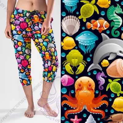 8204cj Sea World POD CAPRI JOGGERS