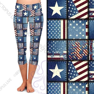 8207c Patched Patriotic DESIGNER CAPRIS JV-F35