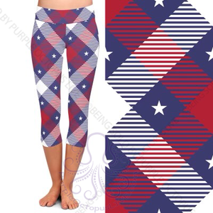 8208c Victory Plaid DESIGNER CAPRIS JV-F40