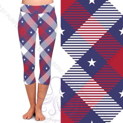 8208c Victory Plaid DESIGNER CAPRIS JV-F40