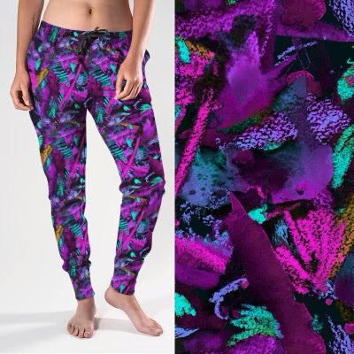8233j  Painted Tie Dye POD DESIGNER JOGGERS JV-A46C