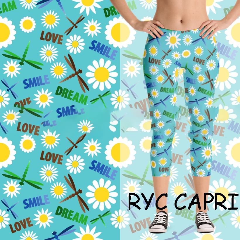 823D Dragonfly Daisy LEGGINGS