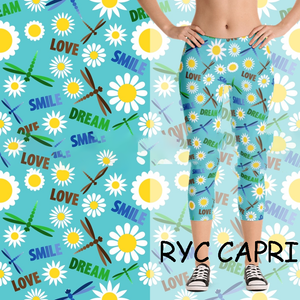 823D Dragonfly Daisy LEGGINGS