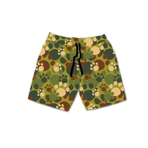 8243sj Camo Paws POD SHORT JOGGERS JV-T86C