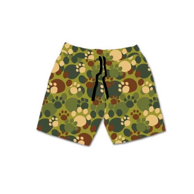 8243sj Camo Paws POD SHORT JOGGERS JV-T86C