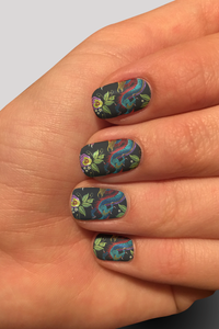 8253n Orient Express CUSTOM PRINT NAIL STRIPS JV-Z99