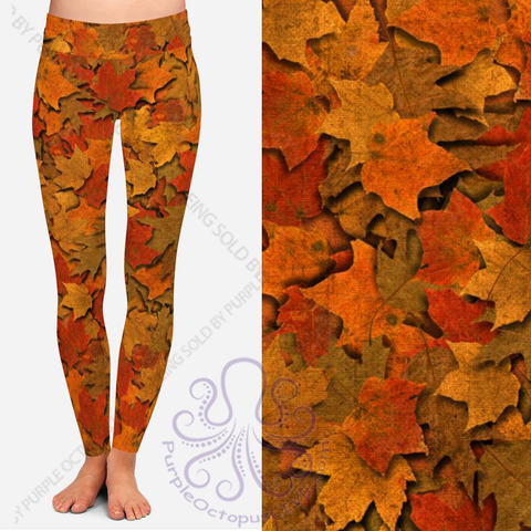 8261 Rustling Leaves POD DESIGNER LEGGINGS JV1-G25