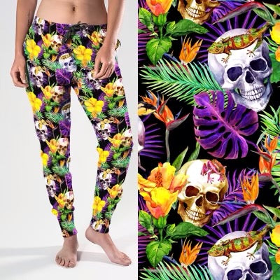 8264j Skull Tropics POD DESIGNER JOGGERS JV-HA19C G