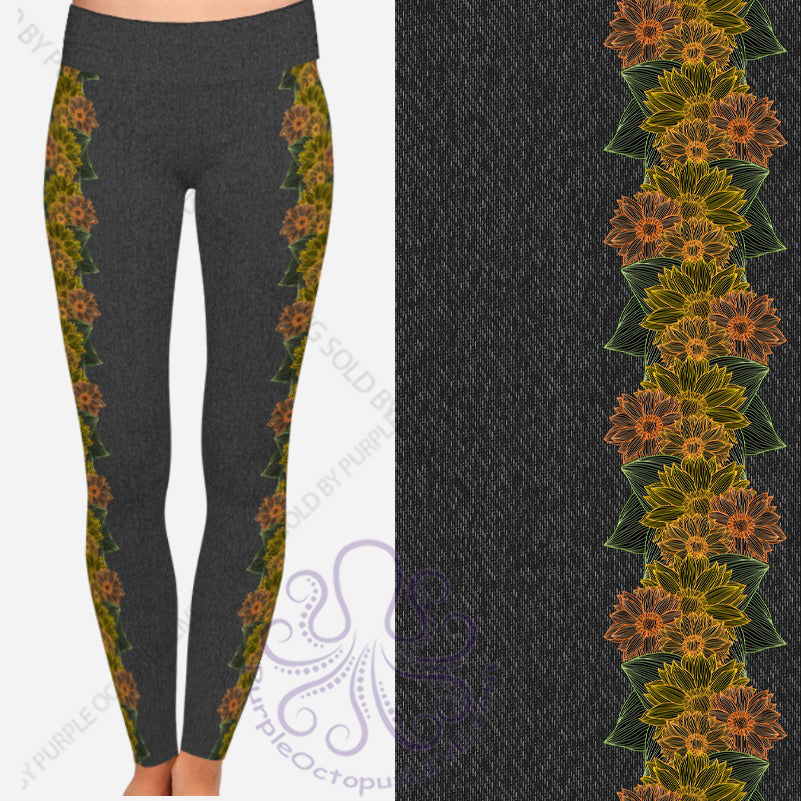8267 DL Autumn Swag POD DESIGNER LEGGINGS JV-HB90C