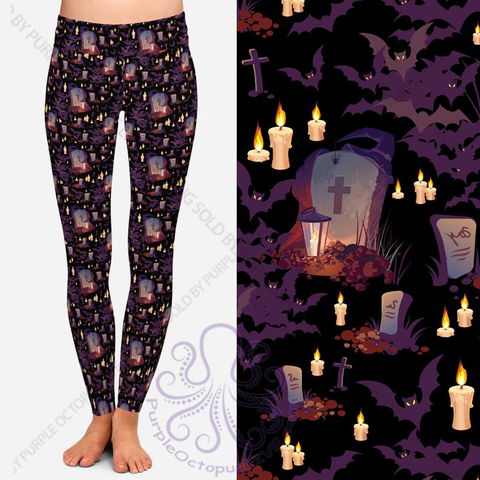 8275 Hallows Eve POD DESIGNER LEGGINGS JV1-A45