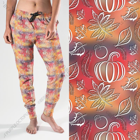 8282j Shades of Autumn POD DESIGNER JOGGERS JV-G40C