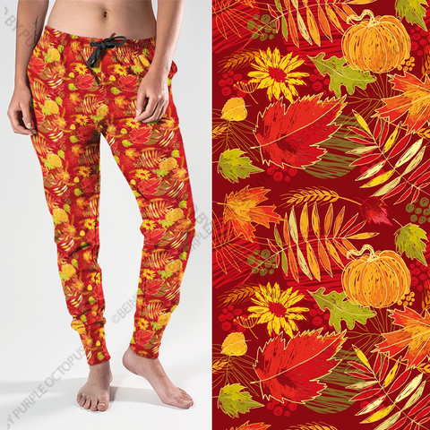 8284j Blaze of Autumn POD DESIGNER JOGGERS JV-H15C