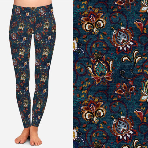 8293 DL Royal Comfort Named BY Maria Loyola POD DESIGNER LEGGINGS JV-N99C